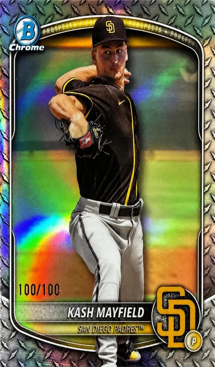 Kash Mayfield 2025 bowman Bowman Draft Chrome