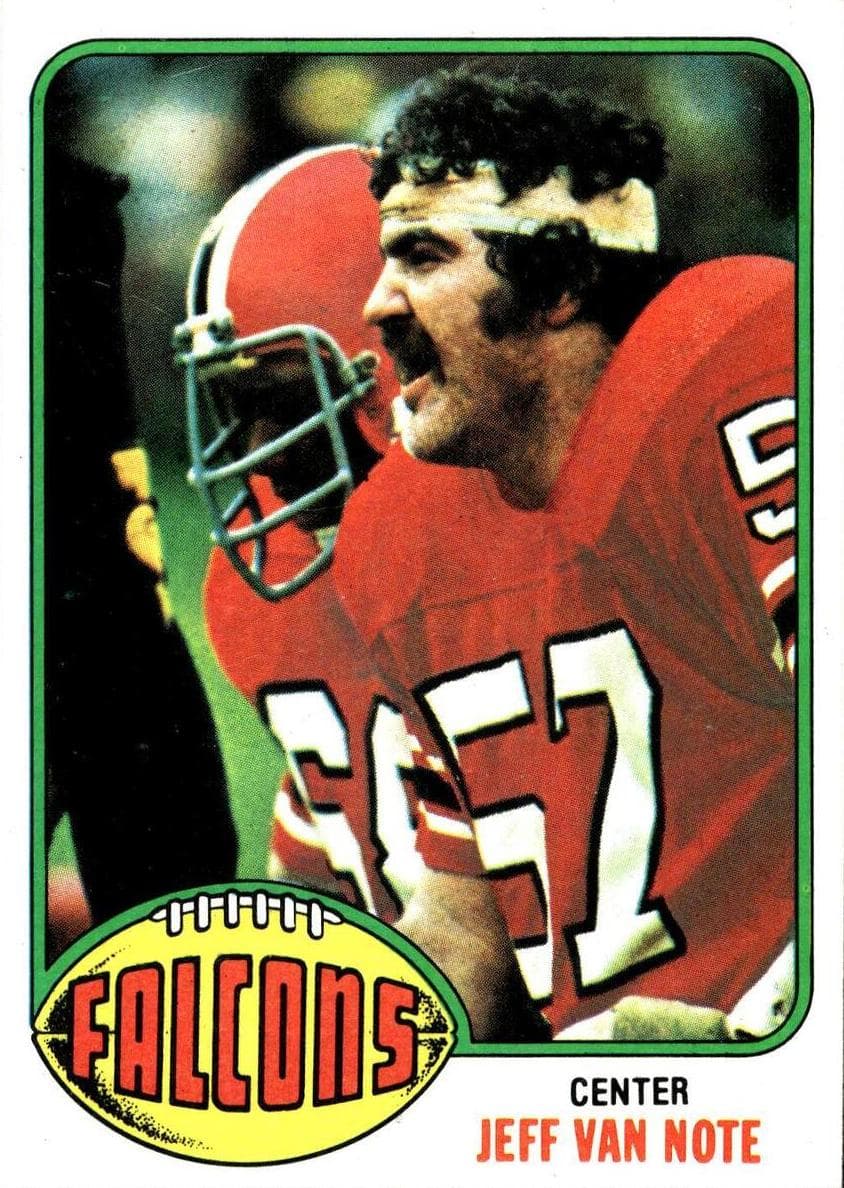 Jeff Van Note 1976 topps Topps