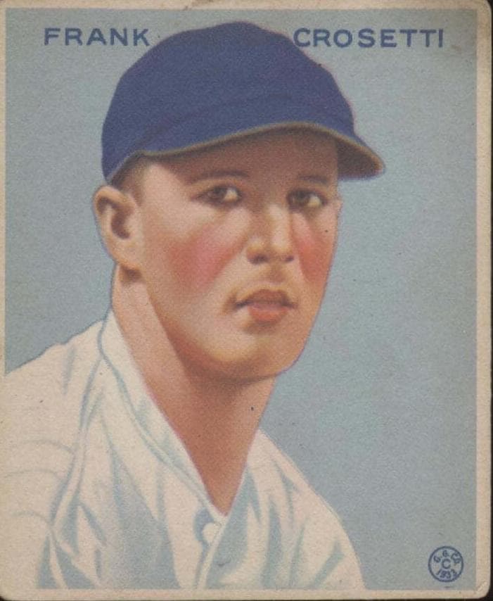 Frank Crosetti 1933 unknown Goudey