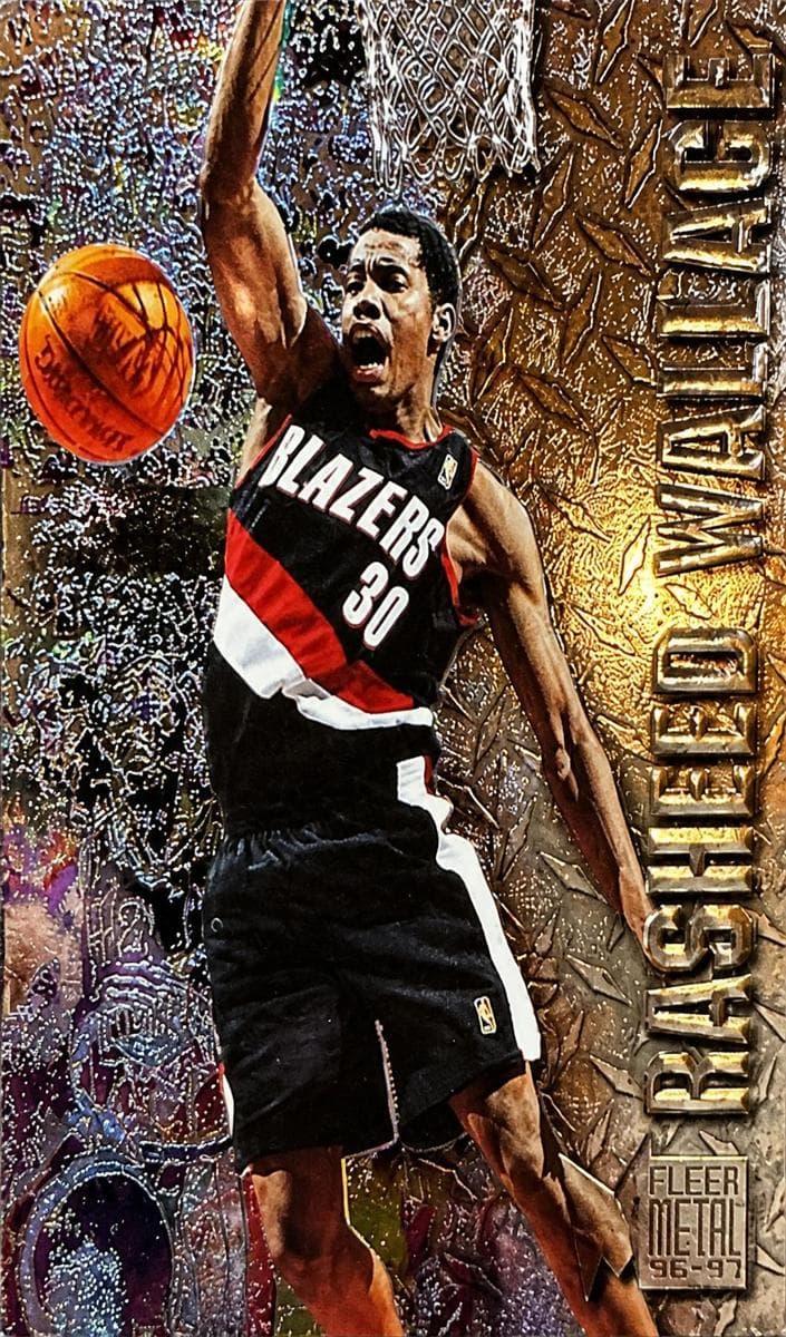 Rasheed Wallace 1996 fleer Metal