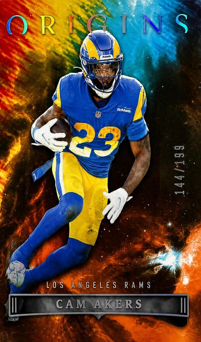 Cam Akers 2022 panini Panini Origins