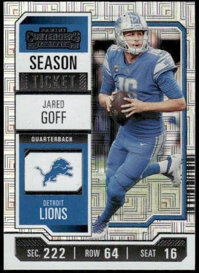 Jared Goff 2023 panini Panini Contenders
