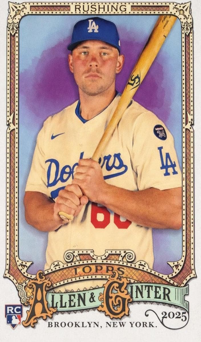 Dalton Rushing 2025 topps Topps Allen & Ginter X