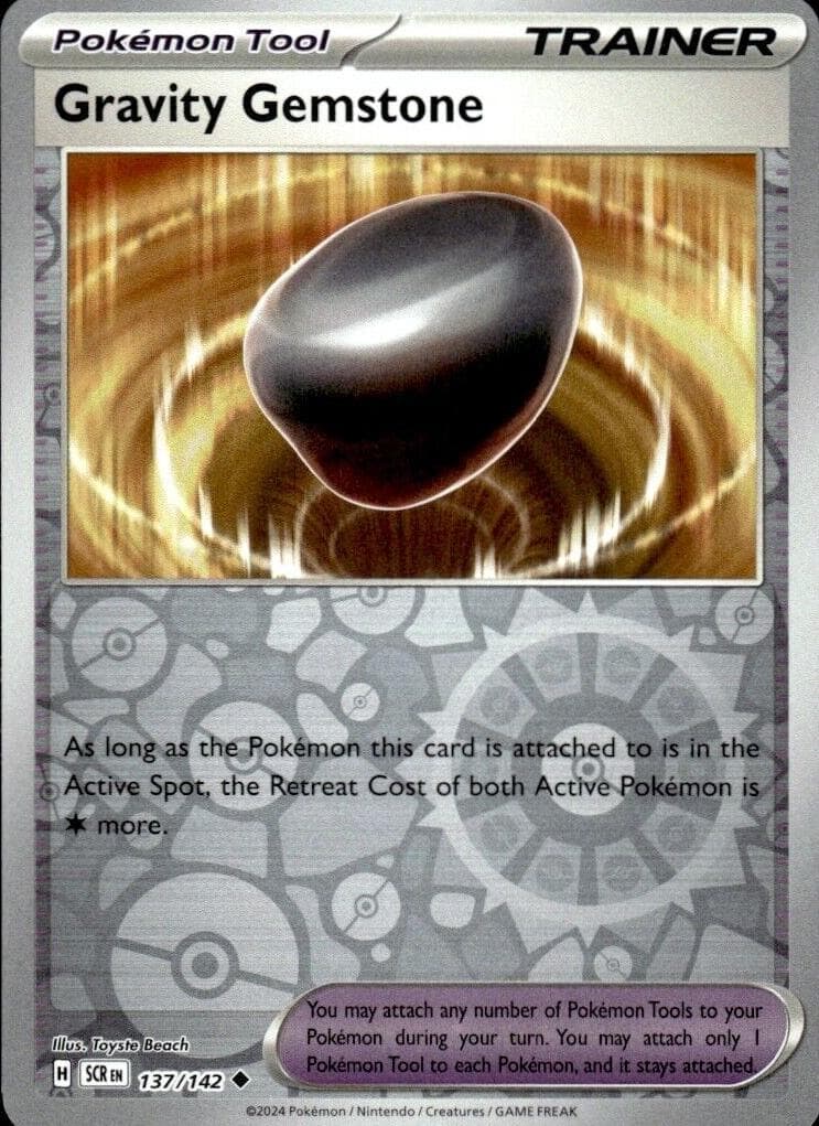 Gravity Gemstone trading card