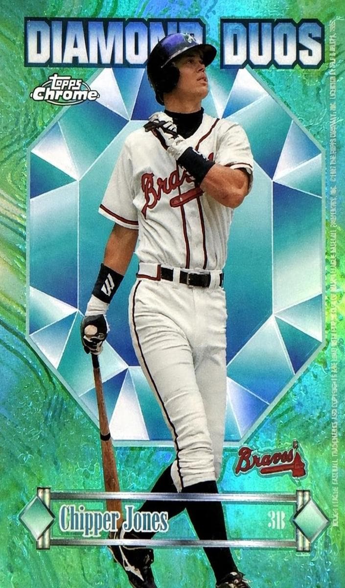 Chipper Jones / Andruw Jones 1997 topps