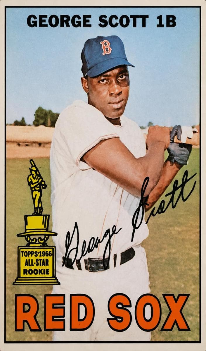 George Scott 1967 topps O-Pee-Chee