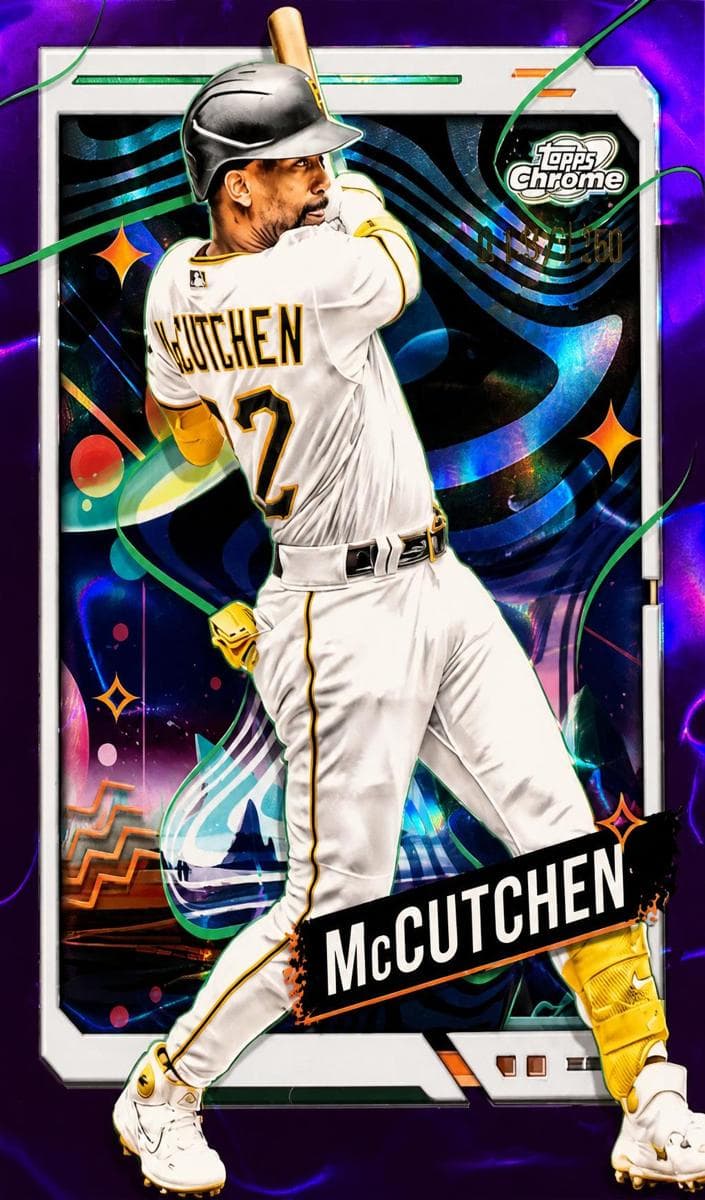 Andrew McCutchen 2024 topps Topps Cosmic Chrome