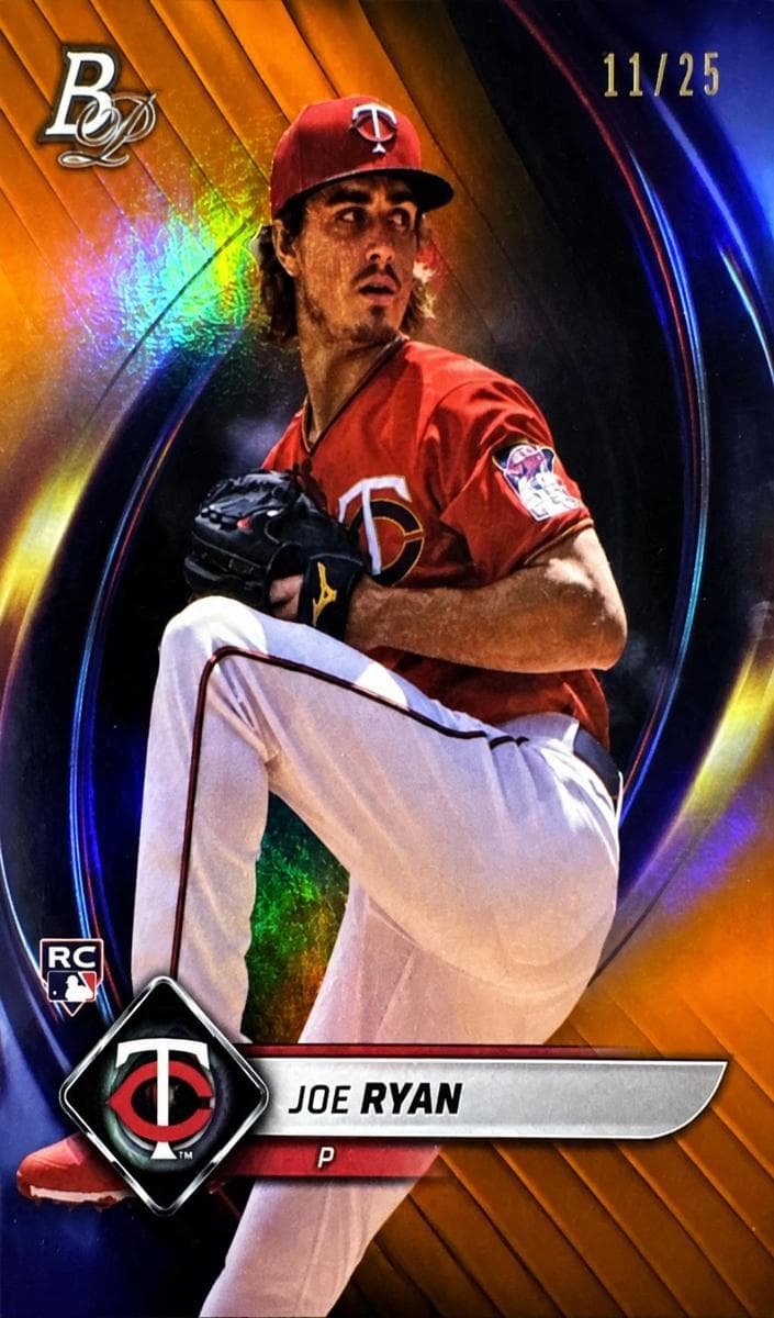 Joe Ryan 2022 bowman Bowman Platinum