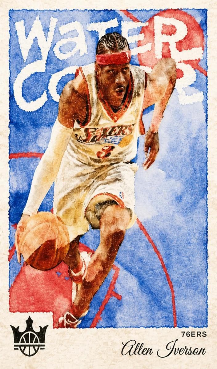 Allen Iverson 2022 panini Panini Court Kings