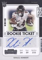 Khalil Herbert 2021 panini Panini Contenders