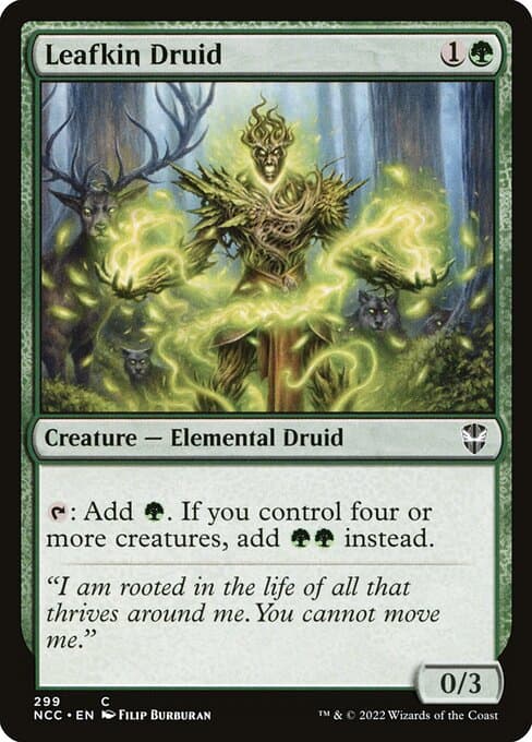 Leafkin Druid 2022 Magic: The Gathering Starter Commander Decks