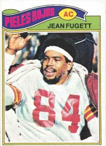 Jean Fugett 1977 topps Topps Mexican
