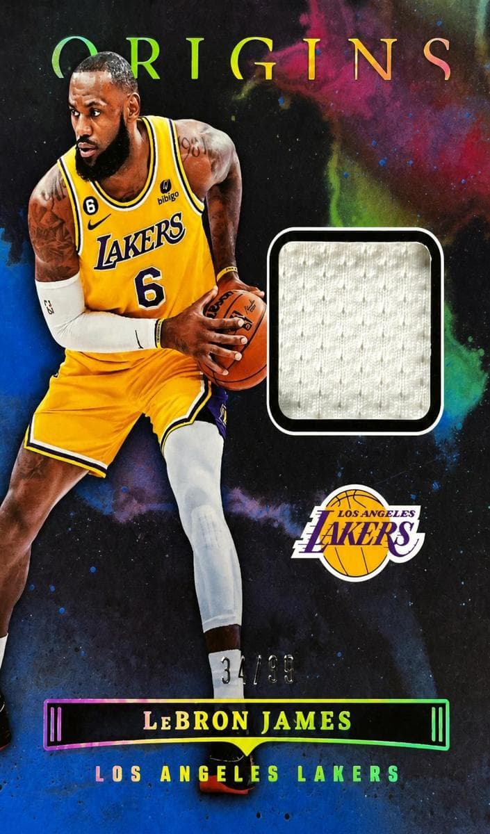 LeBron James 2022 panini Panini Origins