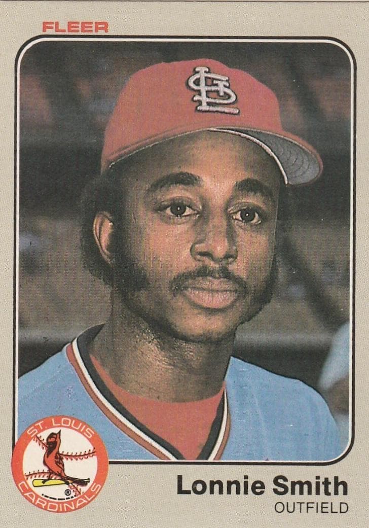 Lonnie Smith 1983 fleer Fleer