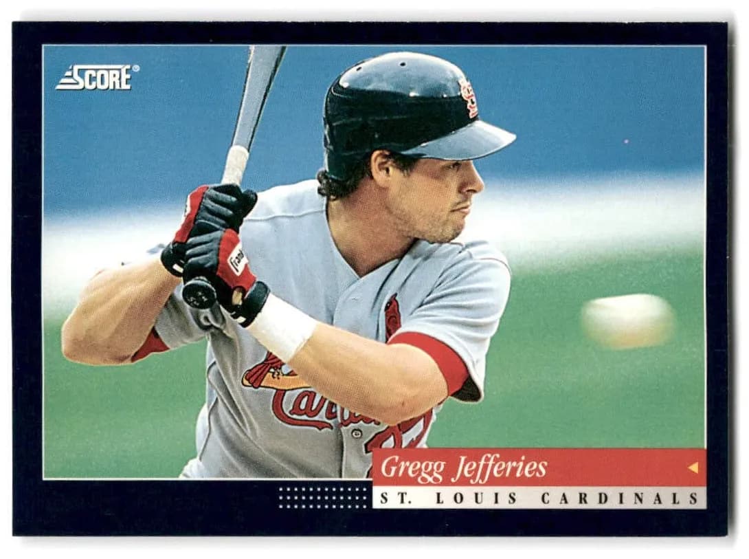 Gregg Jefferies 1994 panini Score