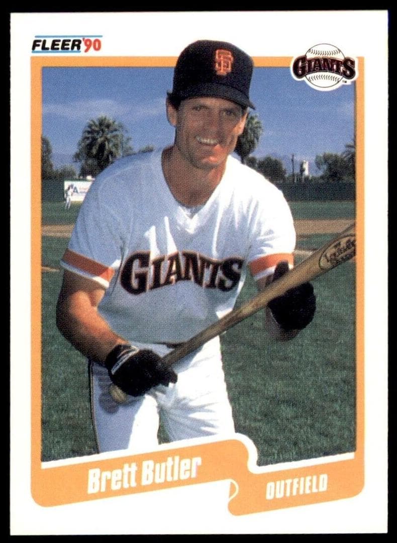 Brett Butler 1990 fleer