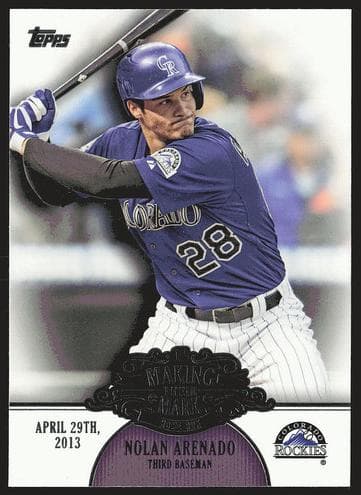 Nolan Arenado 2013 topps Topps Update