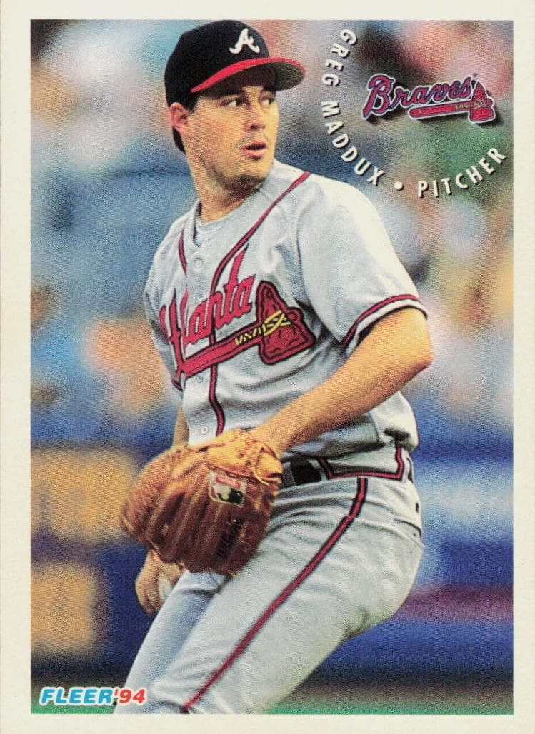 Greg Maddux 1994 fleer