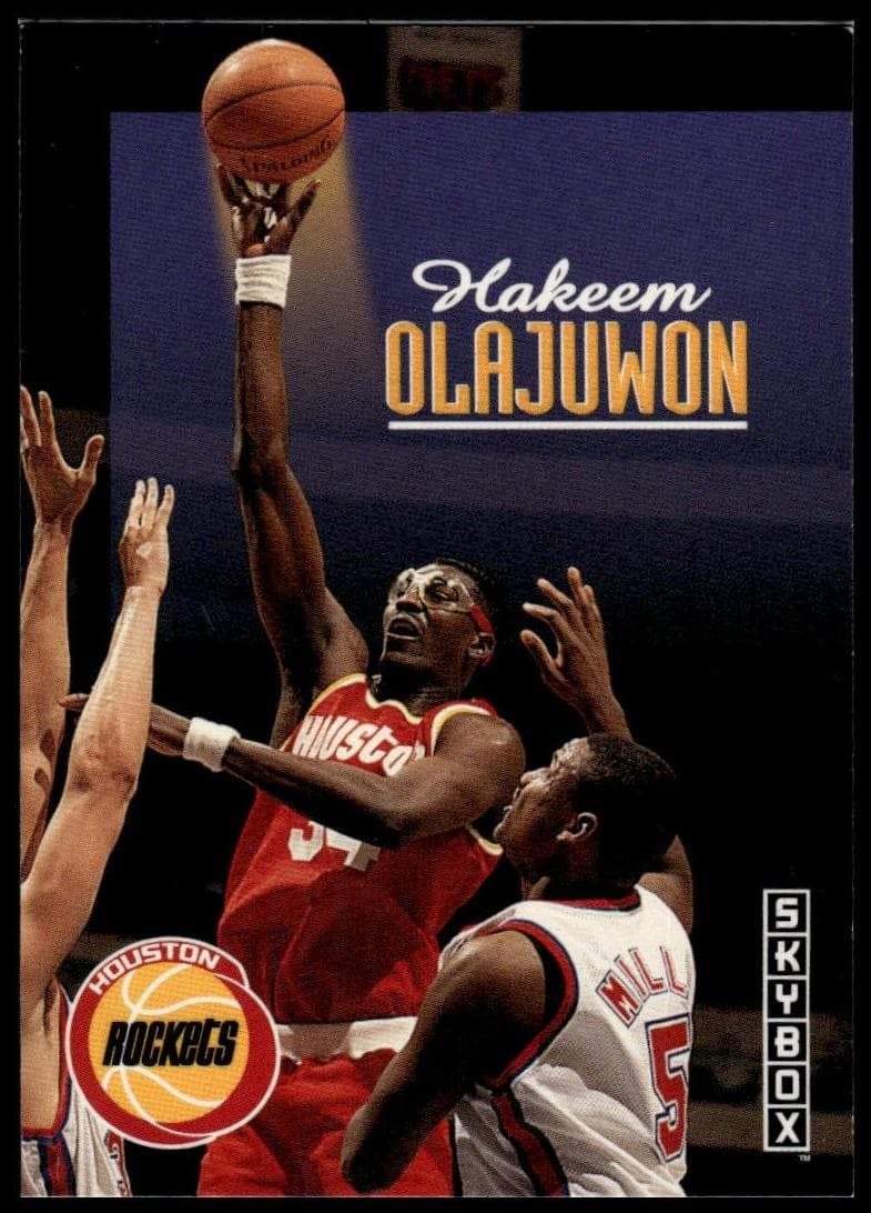 Hakeem Olajuwon 1992 fleer SkyBox