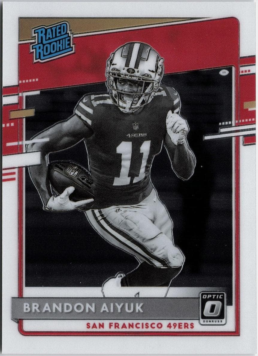 Brandon Aiyuk 2020 panini Donruss Optic