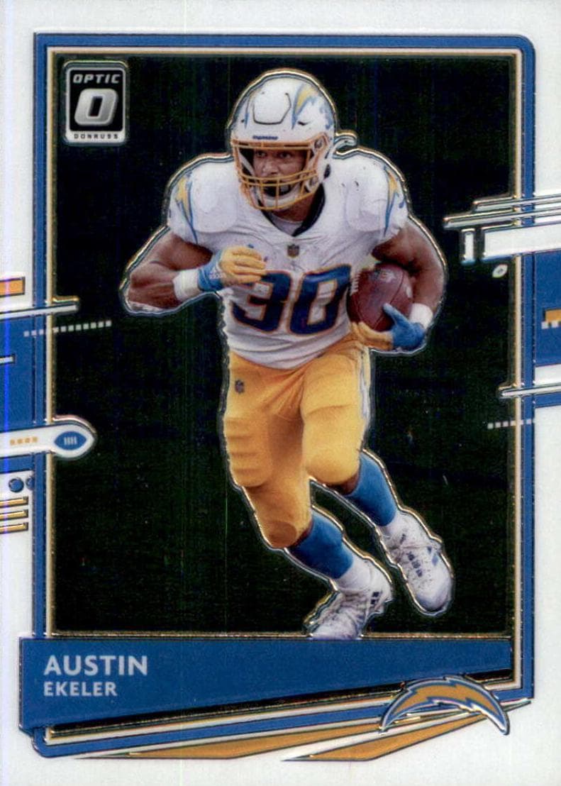 Austin Ekeler 2020 panini Donruss Optic