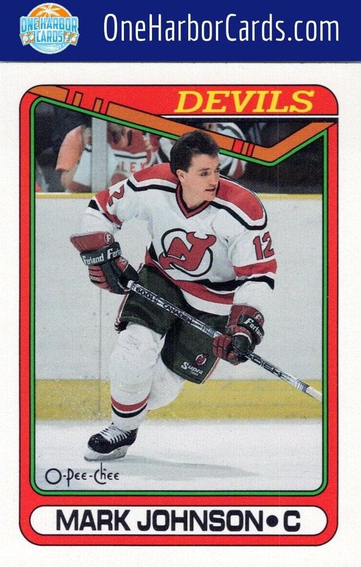Mark Johnson 1990 topps O-Pee-Chee