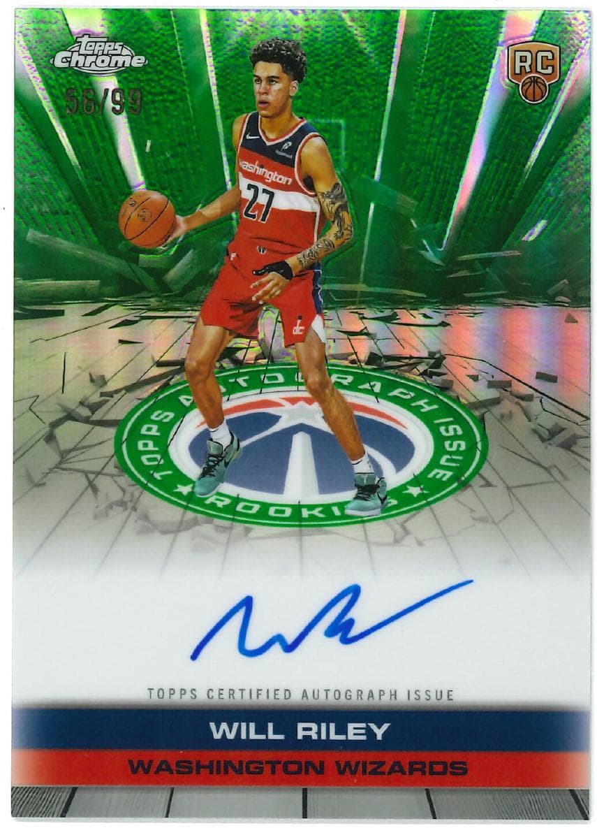 Will Riley 2025 topps Topps Chrome