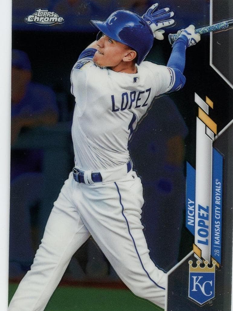 Nicky Lopez 2020 topps Topps Chrome