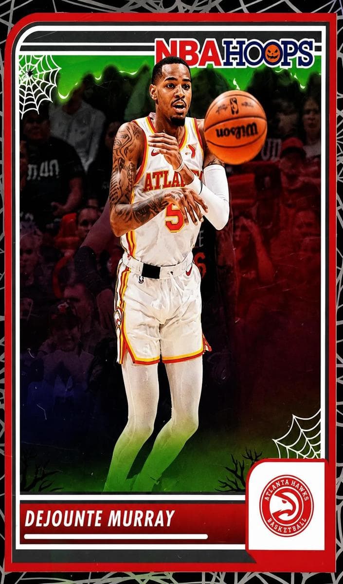 Dejounte Murray 2023 panini Hoops Haunted Hoops