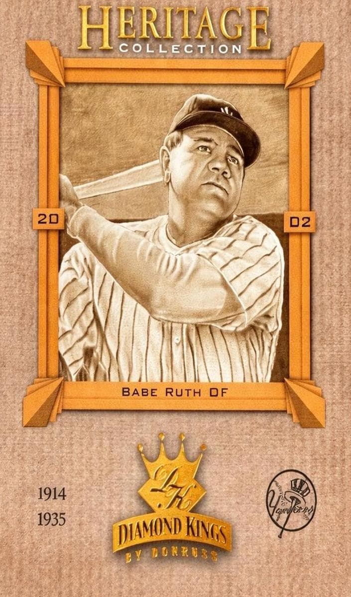 Babe Ruth 2002 panini Donruss Diamond Kings
