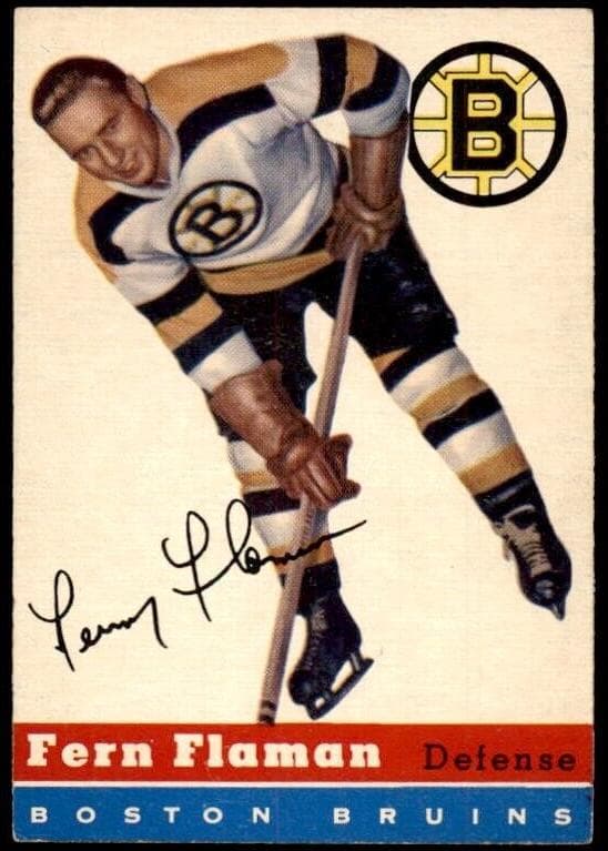 Fern Flaman 1954 topps Topps
