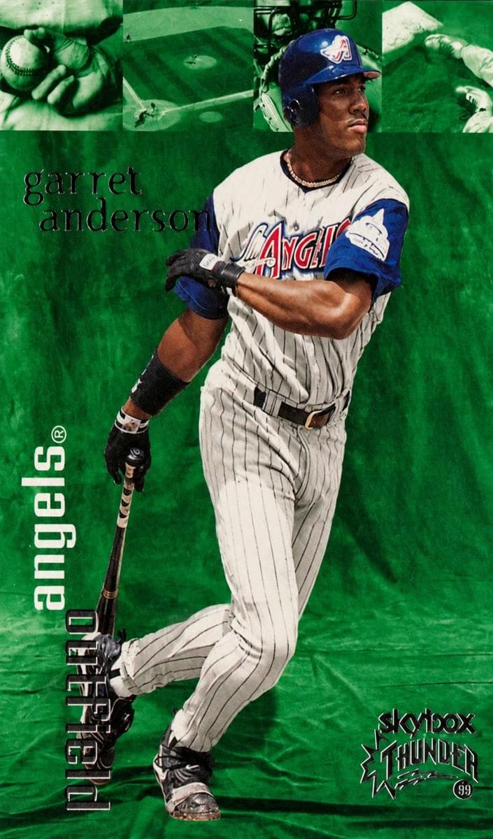 Garret Anderson 1999 fleer SkyBox Thunder