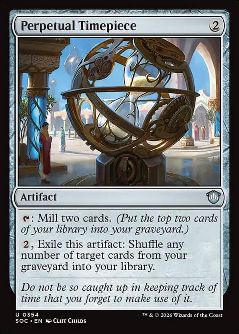 Perpetual Timepiece 2026 Magic: The Gathering Secrets of Strixhaven Commander