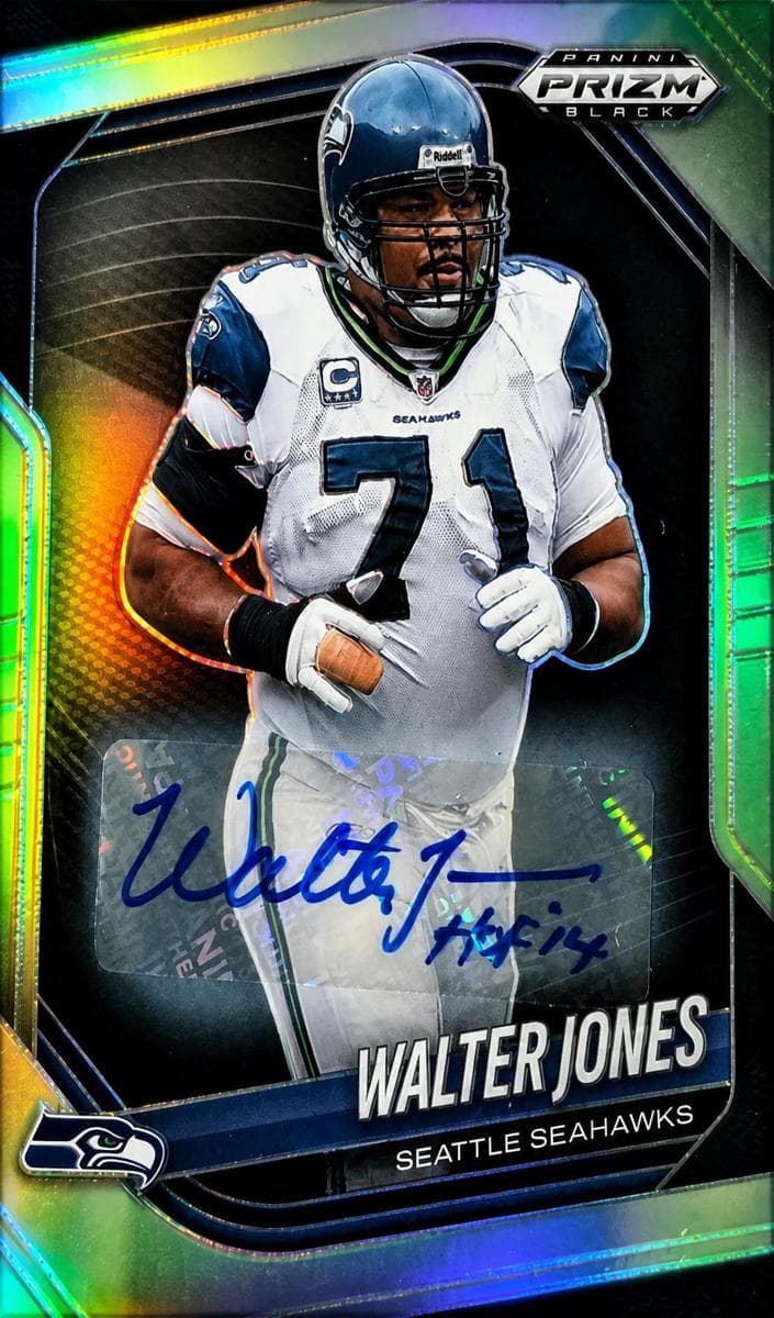 Walter Jones trading card