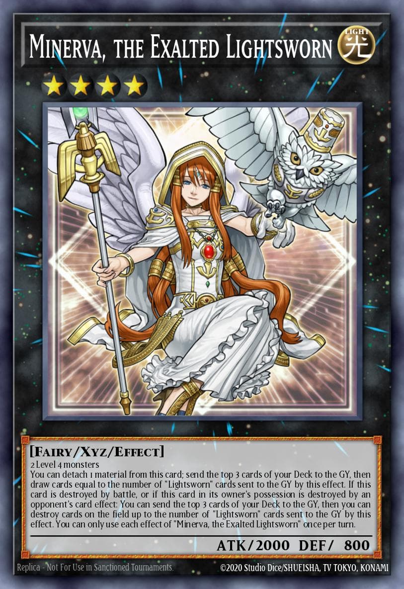 Minerva, the Exalted Lightsworn #YCSW-EN008