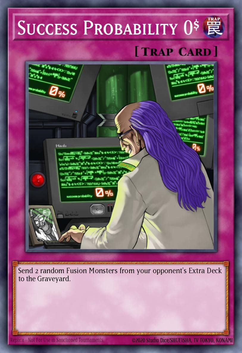 Success Probability 0% 2005 Yu-Gi-Oh! Japanese Shadow of Infinity