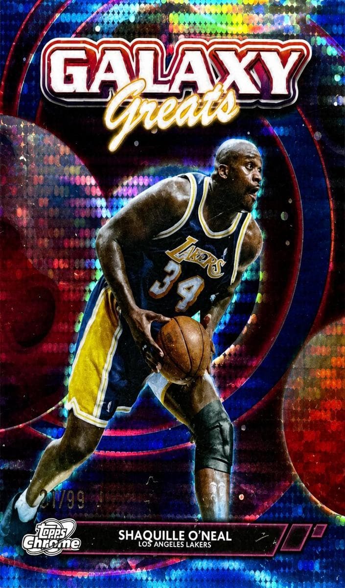 Shaquille O'Neal 2025 topps Topps Cosmic Chrome