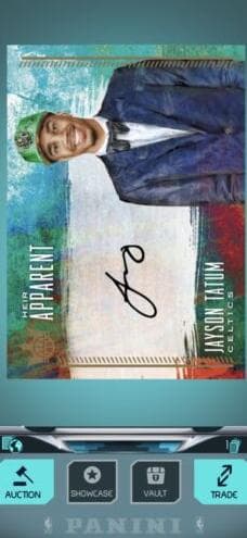 Jayson Tatum 2017 panini