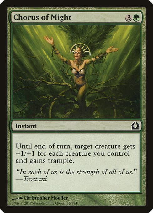 Chorus of Might 2012 Magic: The Gathering