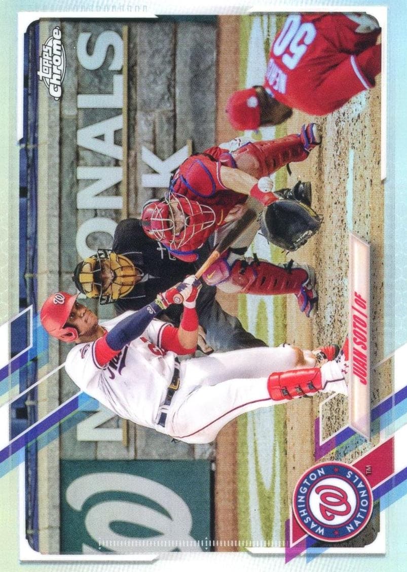 Juan Soto 2021 topps Topps Chrome