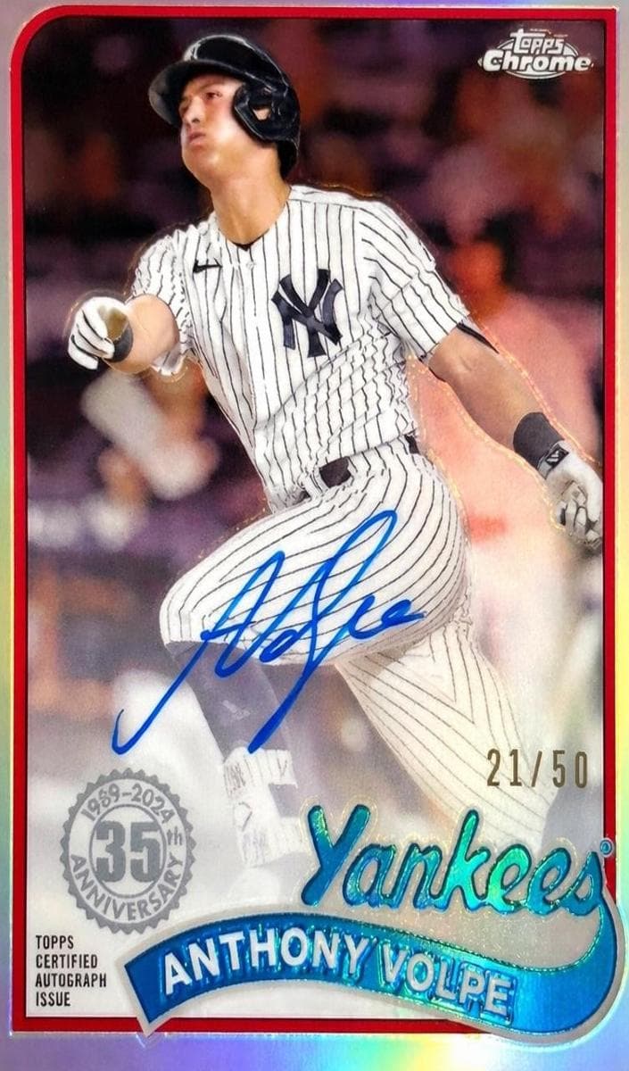 Anthony Volpe 2024 topps Topps Chrome