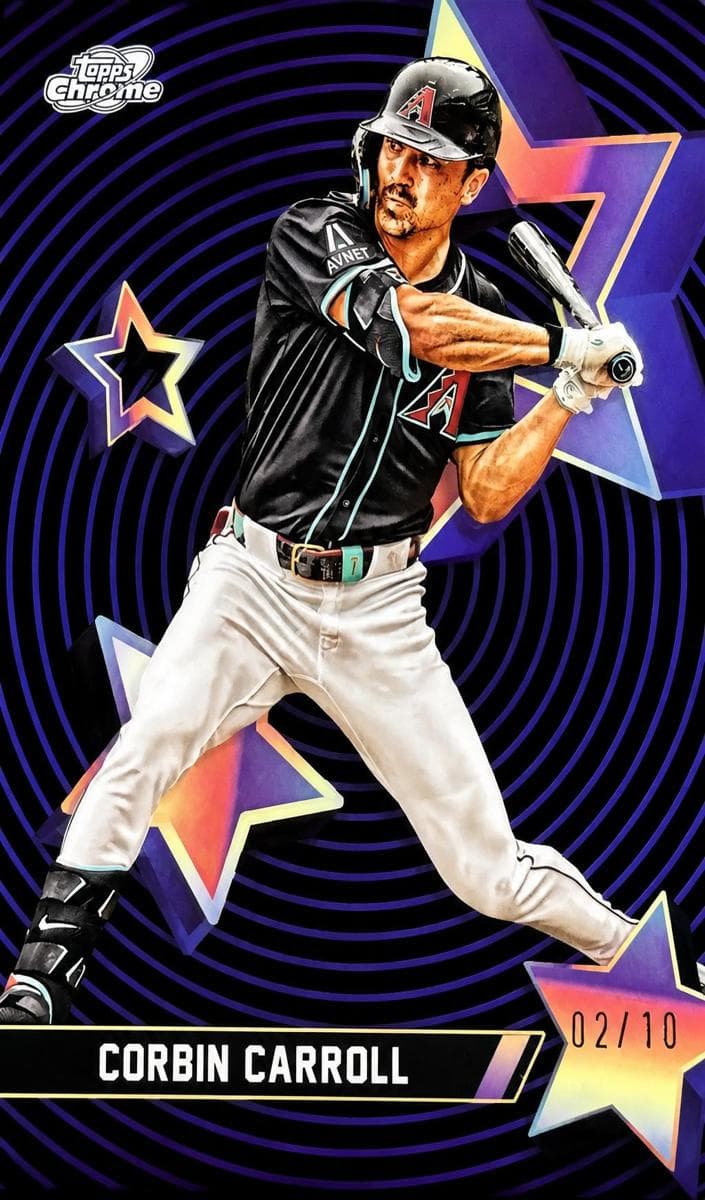 Corbin Carroll 2025 topps Topps Cosmic Chrome