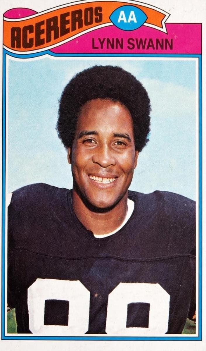 Lynn Swann 1977 topps Topps Mexican