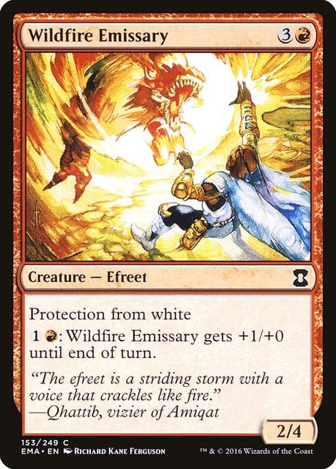 Wildfire Emissary 2020 Magic: The Gathering The List Reprints