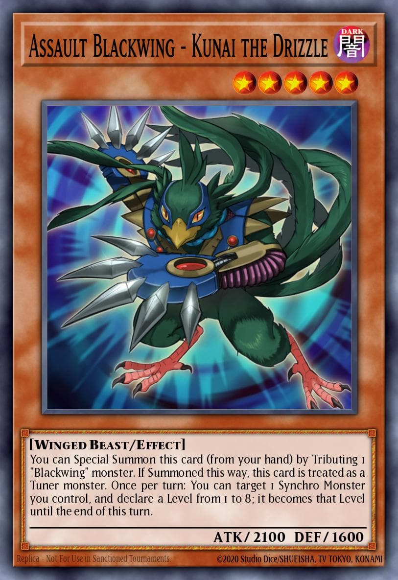 Assault Blackwing - Kunai the Drizzle #MP16-EN119