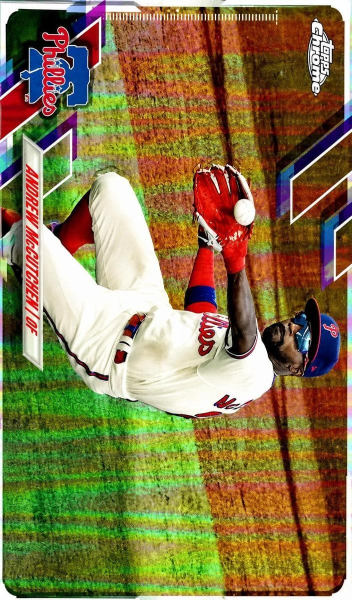 Andrew McCutchen 2021 topps Topps Chrome