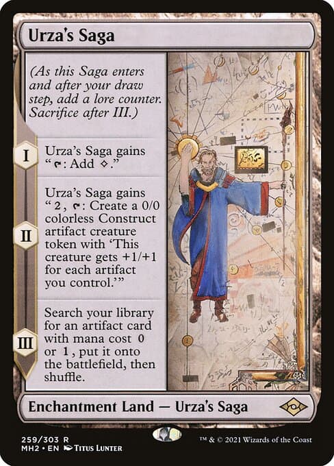 Urza's Saga 2021 Magic: The Gathering Modern Horizons 2