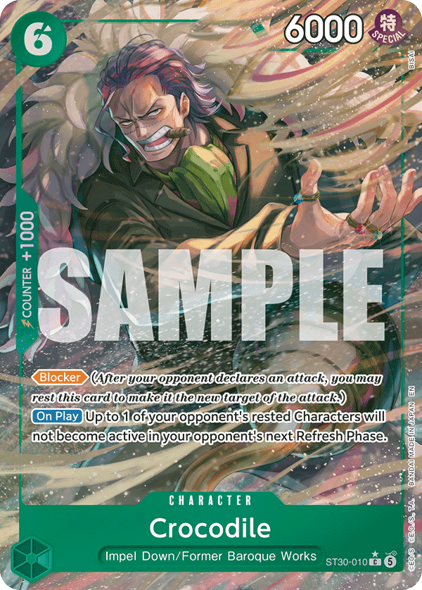 Crocodile One Piece Japanese Starter Deck 30: Luffy & Ace