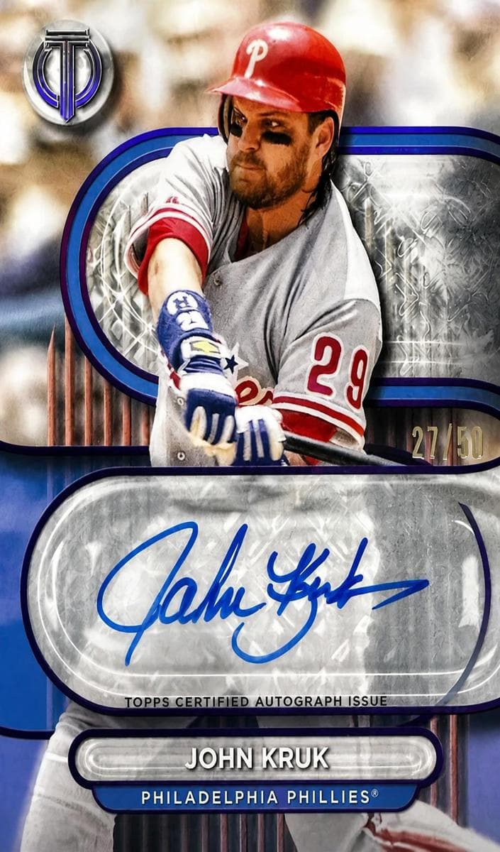 John Kruk 2024 topps Topps Tribute