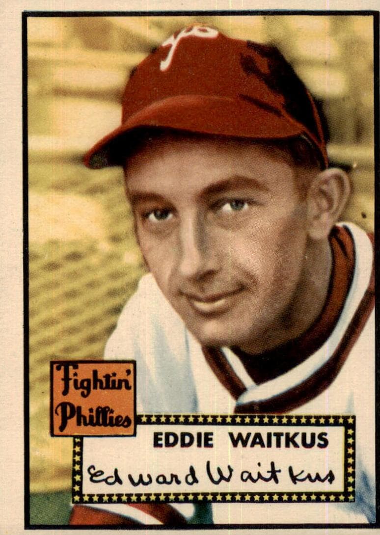 Eddie Waitkus 1952 topps Topps